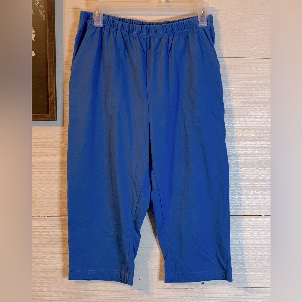 Blair capris with elastic waist.  Size Medium.